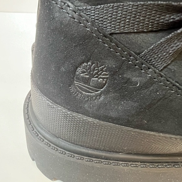 NWOT Timberland Black Leather Boots with Pink and Black Lace Options Included - Picture 7 of 15